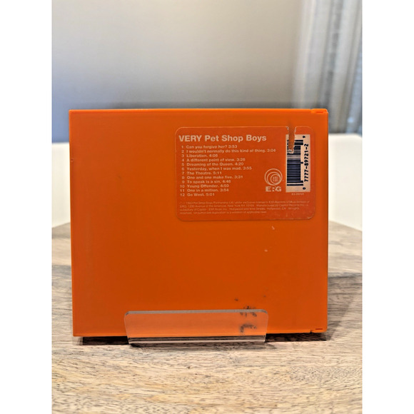 PET SHOP BOYS Very Orange Embossed Case 1993 - Picture 2 of 5